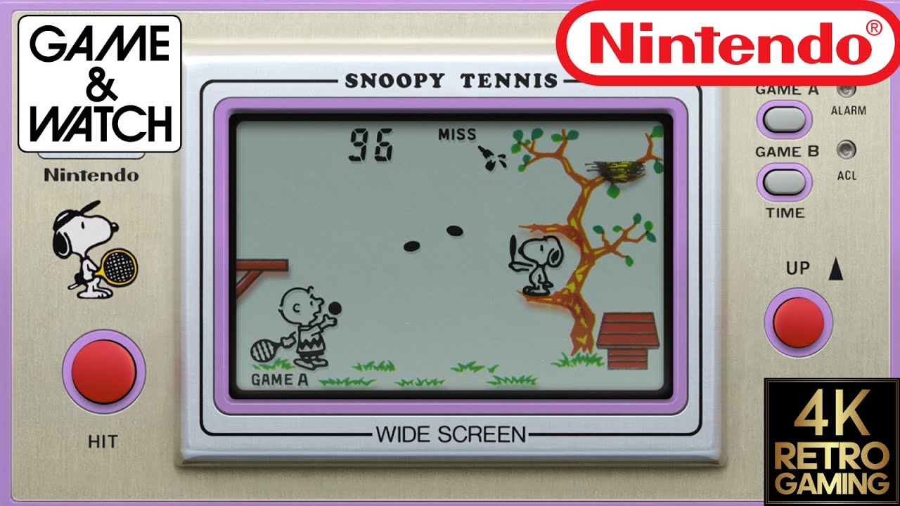 Game & Watch: Snoopy Tennis Official Cover