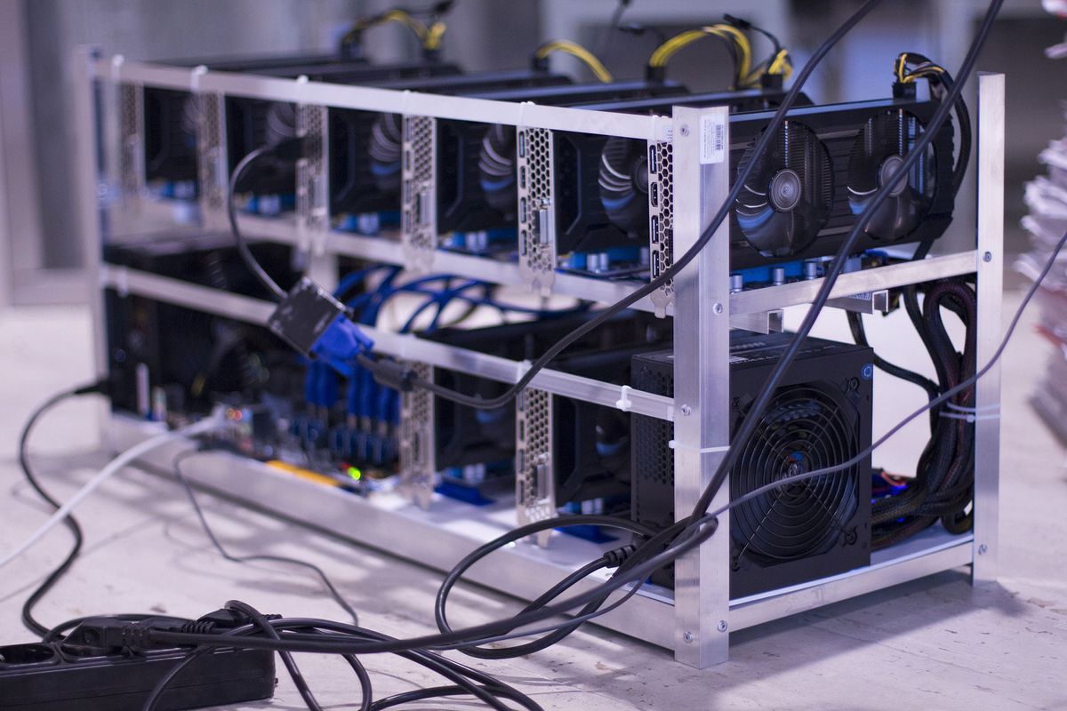 GPU mining rig setup