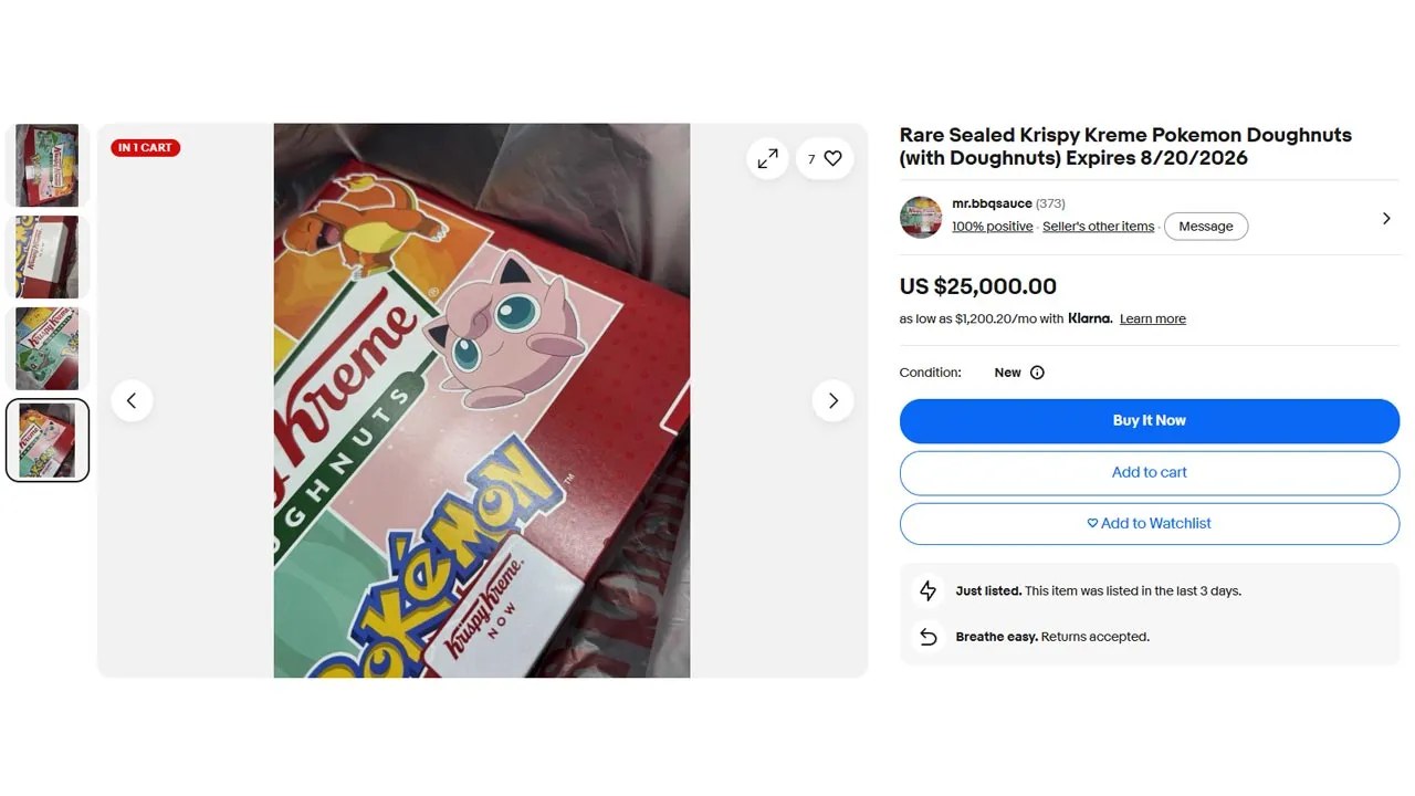 Gotta Catch 'Em All... And Resell Them? Pokémon Krispy Kreme Boxes Spark eBay Frenzy