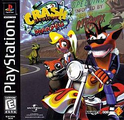 Crash Bandicoot: Warped Official Cover