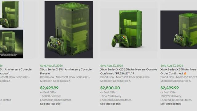Scalpers Strike Again: Xbox Anniversary Consoles Fetch Thousands on eBay