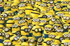 a bunch of minions all over the screen