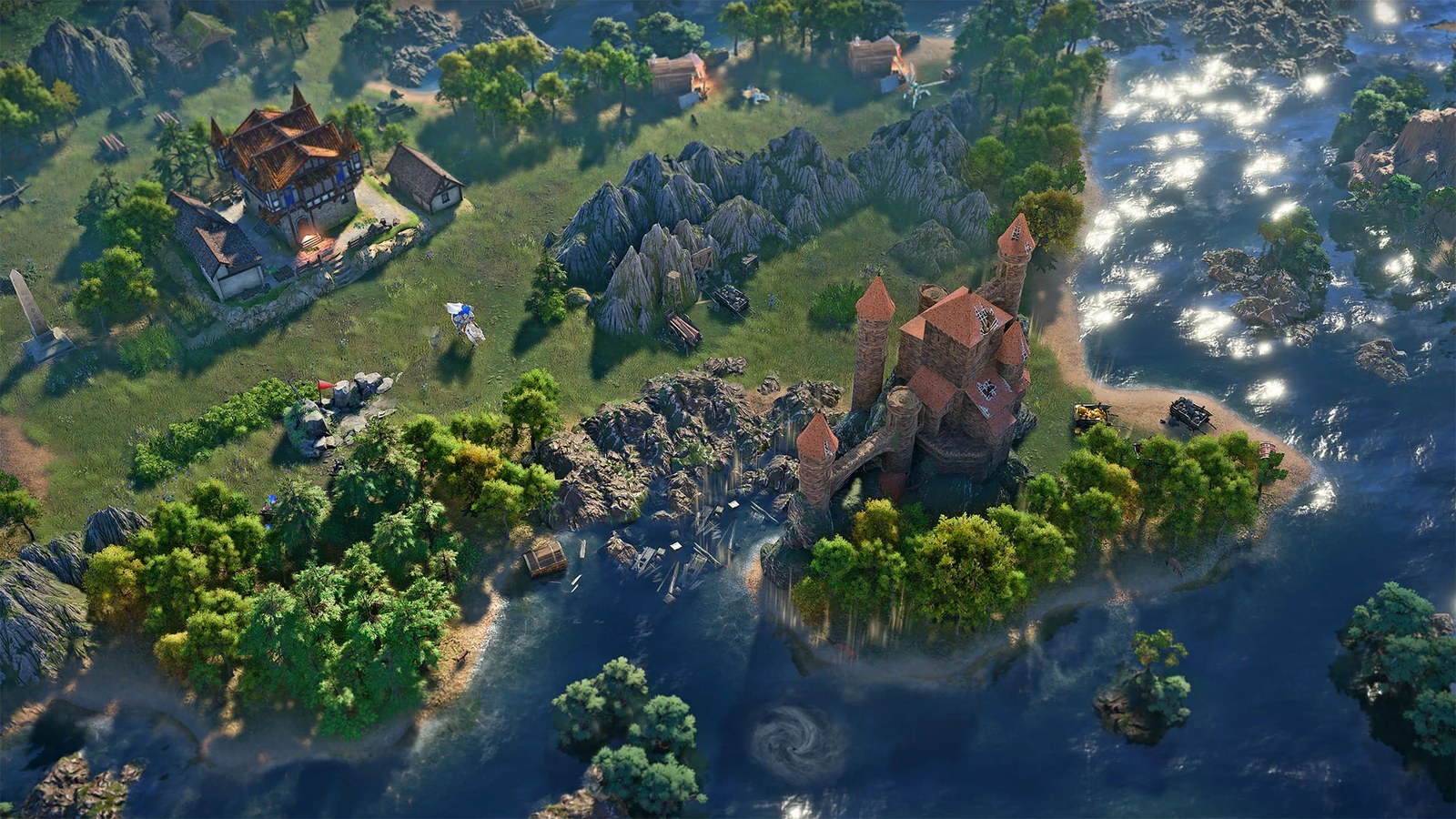 A look at the world map in Heroes of Might and Magic 3 Remake