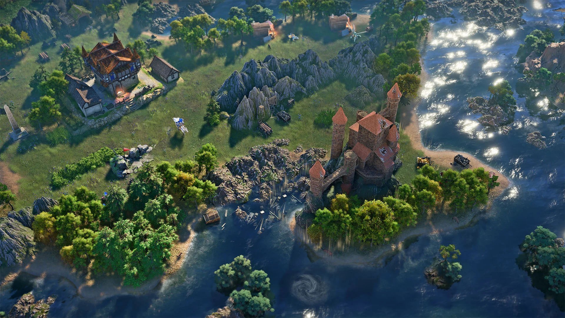 A look at the world map in Heroes of Might and Magic 3 Remake