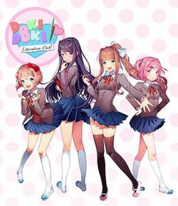 Doki Doki Literature Club! Official Cover