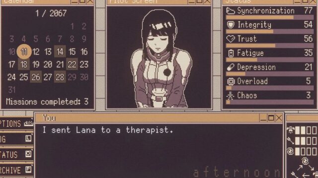 Raise up a mech pilot and make sure she doesn’t get Evangelion-level depressed in the sci-fi visual novel Valkyrie Iteration: Mecha Pilot Raising Pocket Simulator