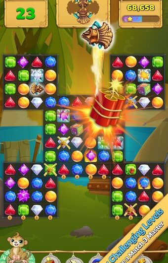 Crystal Island: Match 3 Puzzle