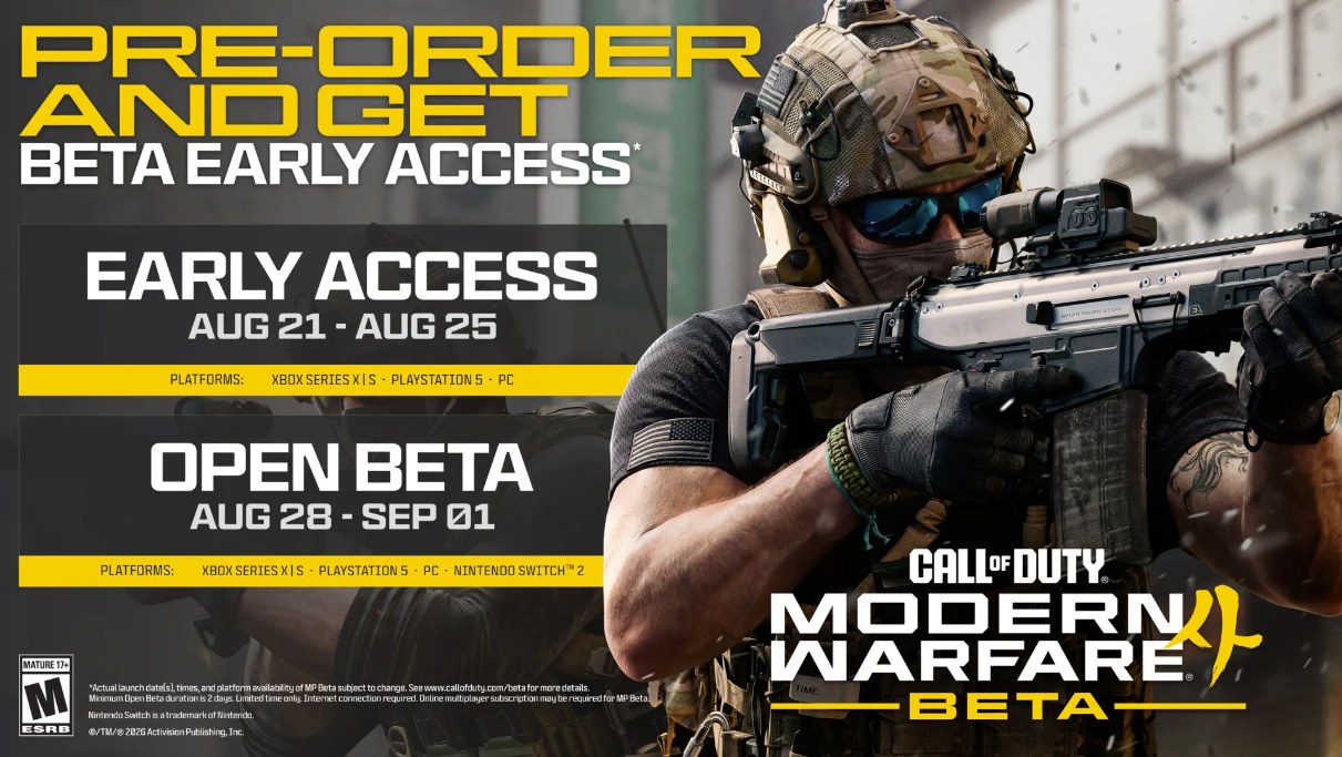 Get Ready to Drop In: MW4 Beta Dates, Content, and How to Secure Your Spot!