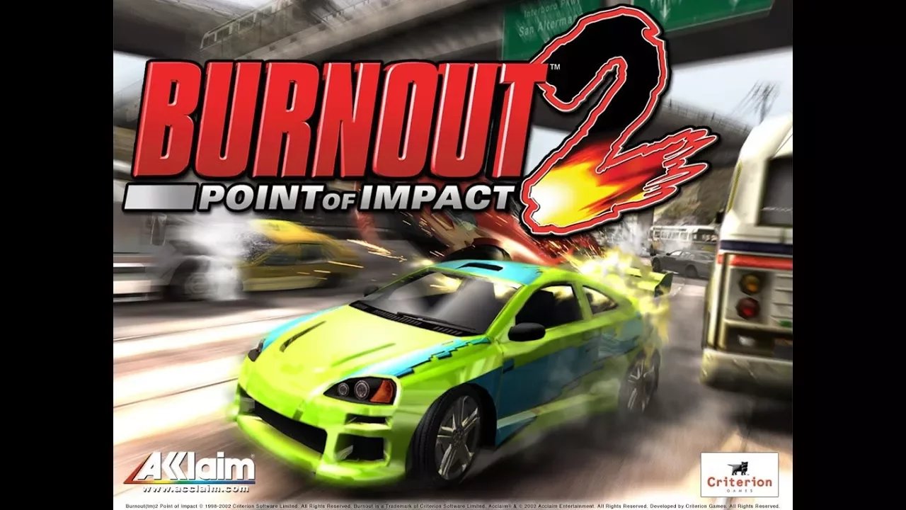 Burnout 2: Point of Impact Official Cover