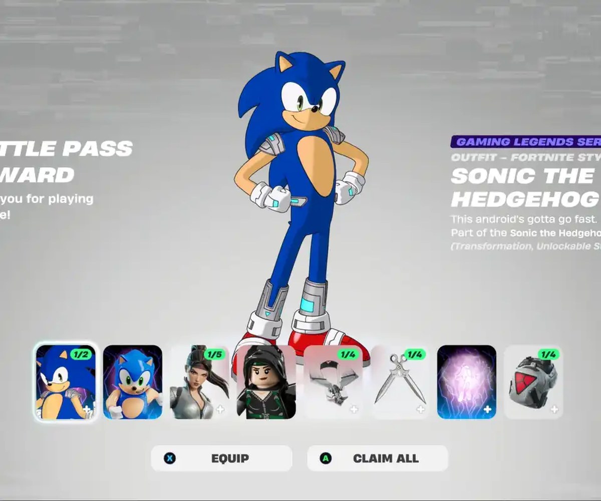 sonic the hedgehog battle pass reward