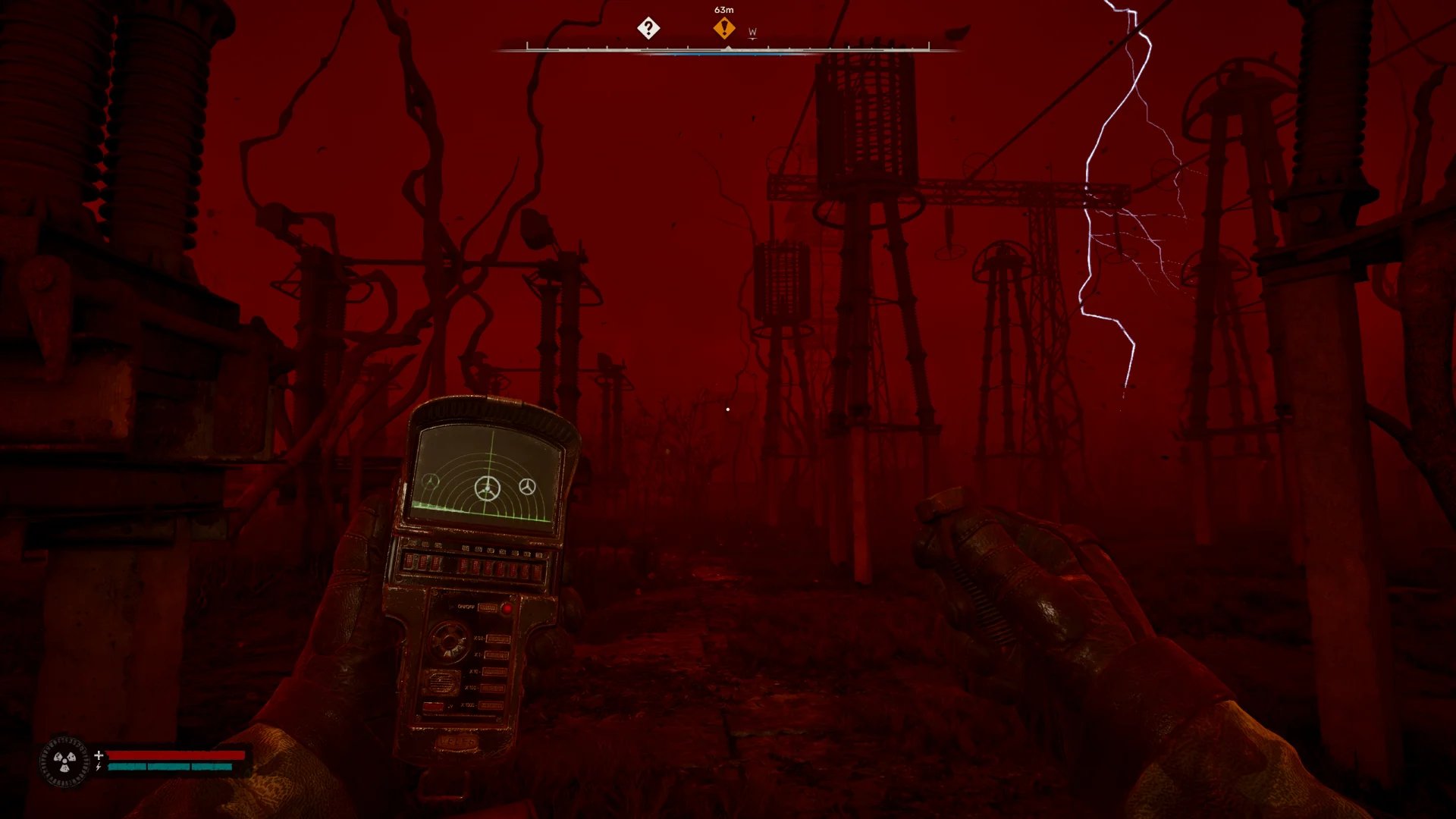 The hellish landscape of the Iron Forest in STALKER 2: Cost of Hope.