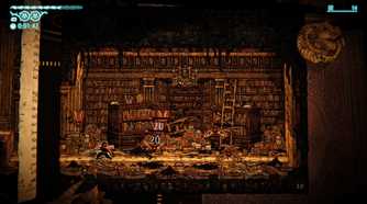 A player fights a bunch of bats in Chronoscript: The Endless End.