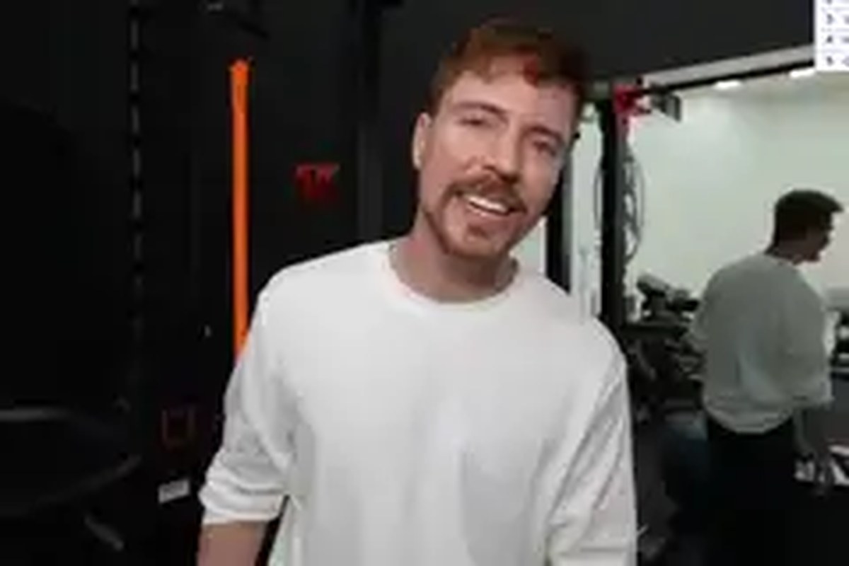 Jimmy 'Mr. Beast' Donaldson, as he appears during a livestream marathon for charity