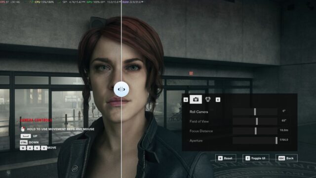 Released DLSS 5 files have been added to new Control mod
