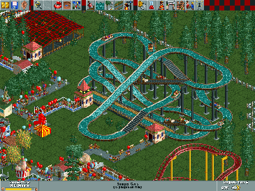 RollerCoaster Tycoon - Level Design and World Atmosphere