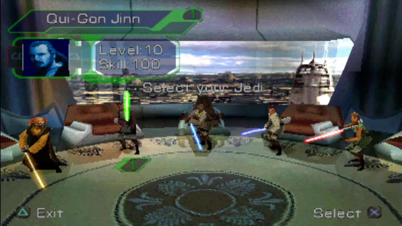 Official HD Capture: Star Wars Episode I: Jedi Power Battles - Gameplay