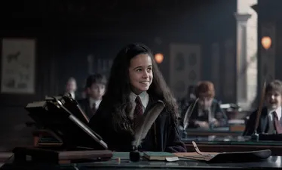 Arabella Stanton as Hermione Granger. Image courtesy of Warner Bros.