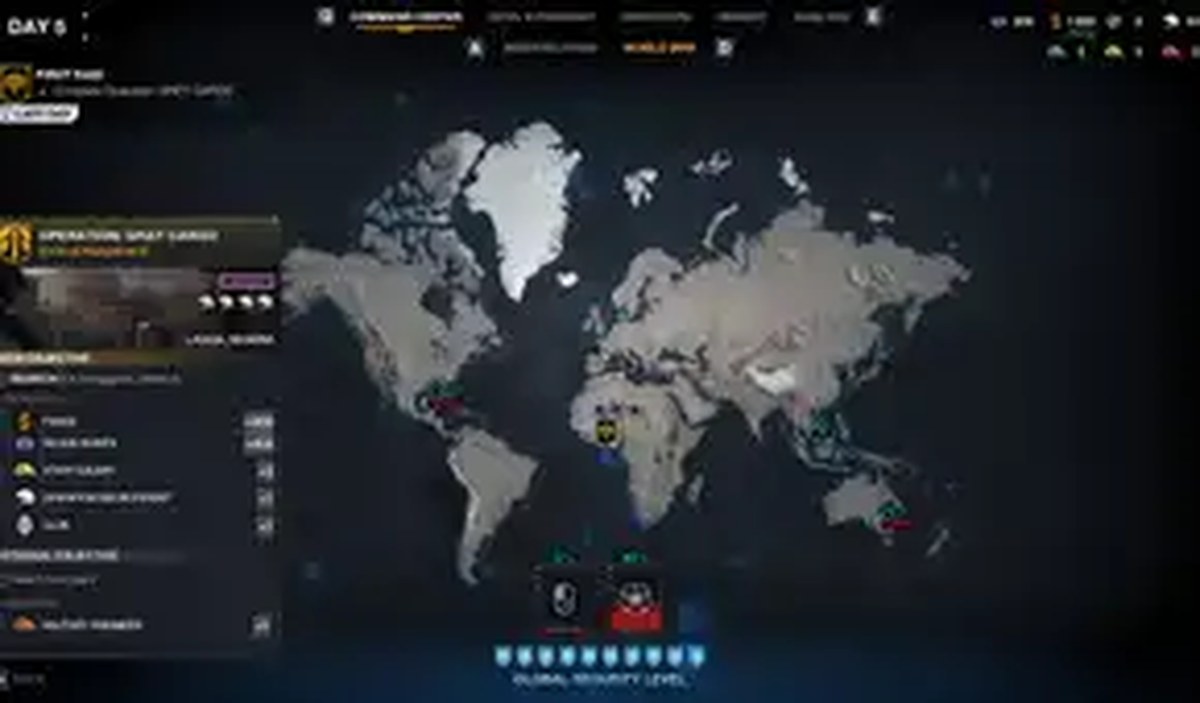 The tac map in Rainbow Six Tactics.