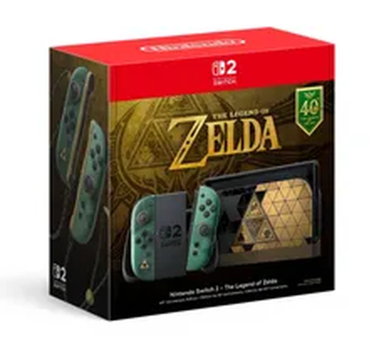 Nintendo Switch 2 - The Legend of Zelda 40th Anniversary Edition