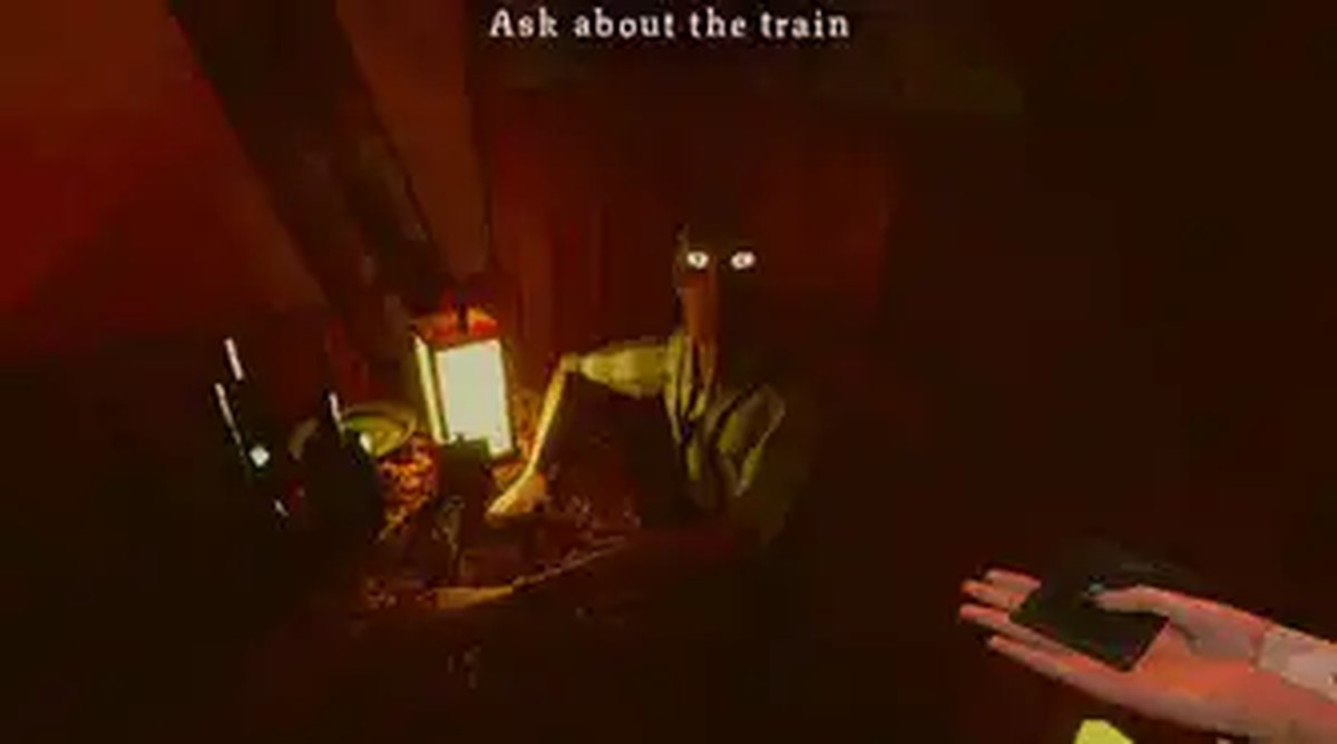 A passenger in Dreadline Express.