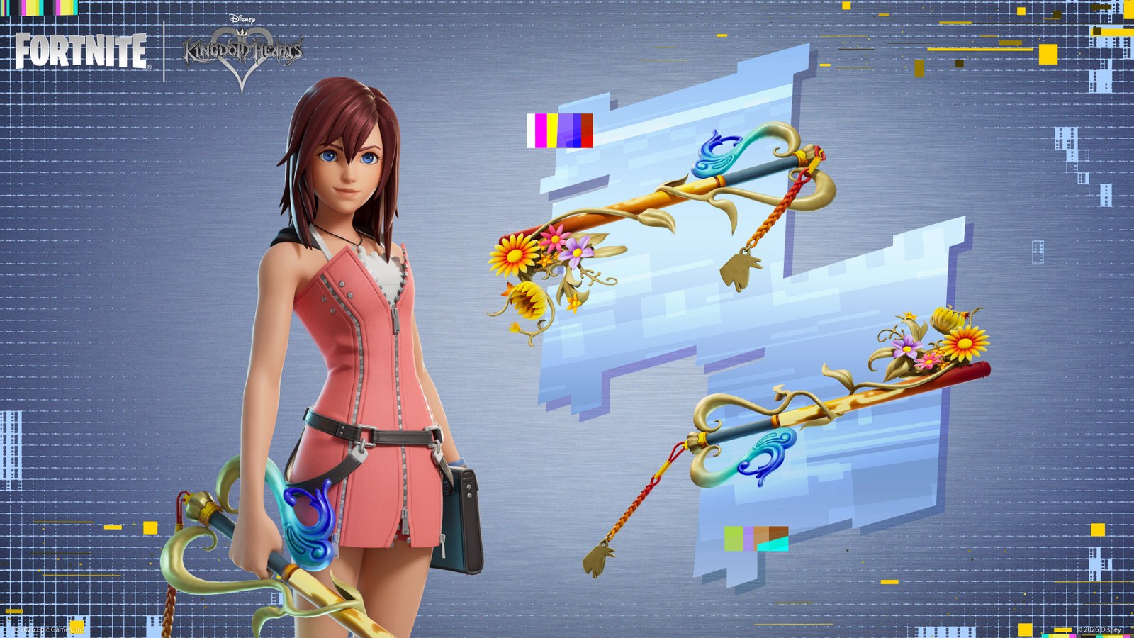 Kingdom Hearts Crossover Lands in Fortnite With Weapons, Overrides, and Iconic Skins