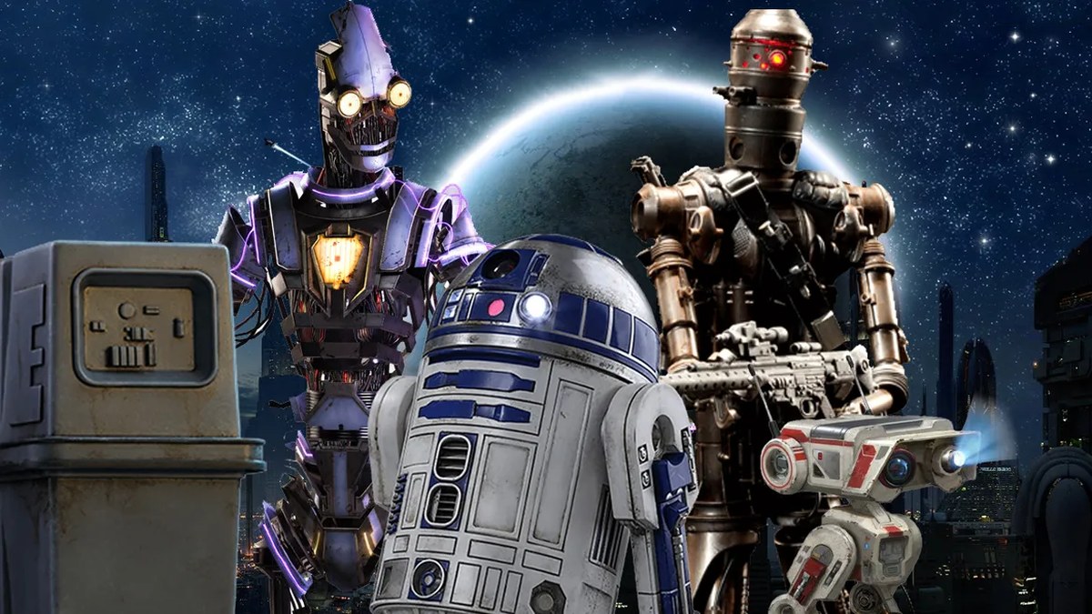 From series heroes R2-D2 and C-3P0 to the toaster-sized MSE repair units buzzing around the Death Star, droids are some of the most recognizable creatures in the Star Wars universe. They can be companions, assassins, security guards, builders, co-pilots, librarians, fill a host of other roles or just <a href='https://i.imgur.com/SRkhtAS.gif'>busted piles of junk</a>.
It’s only natural that developers would find clever and unique ways to bring these characters to life in games, regardless of if they’re friends or foes. But, because droids aren’t (usually) <a href='https://www.ign.com/articles/2019/11/20/baby-yoda-concept-art-revealed-by-the-mandalorian-showrunner-jon-favreau'>as cute as Baby Yoda</a> or have cool force powers, sometimes they don’t get as much recognition as they deserve - until now. Here are our favorite droids that have bleeped and blooped their way into Star Wars games over the years.
