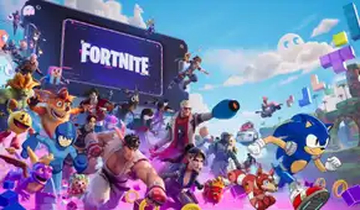 video game characters come together in fortnite override