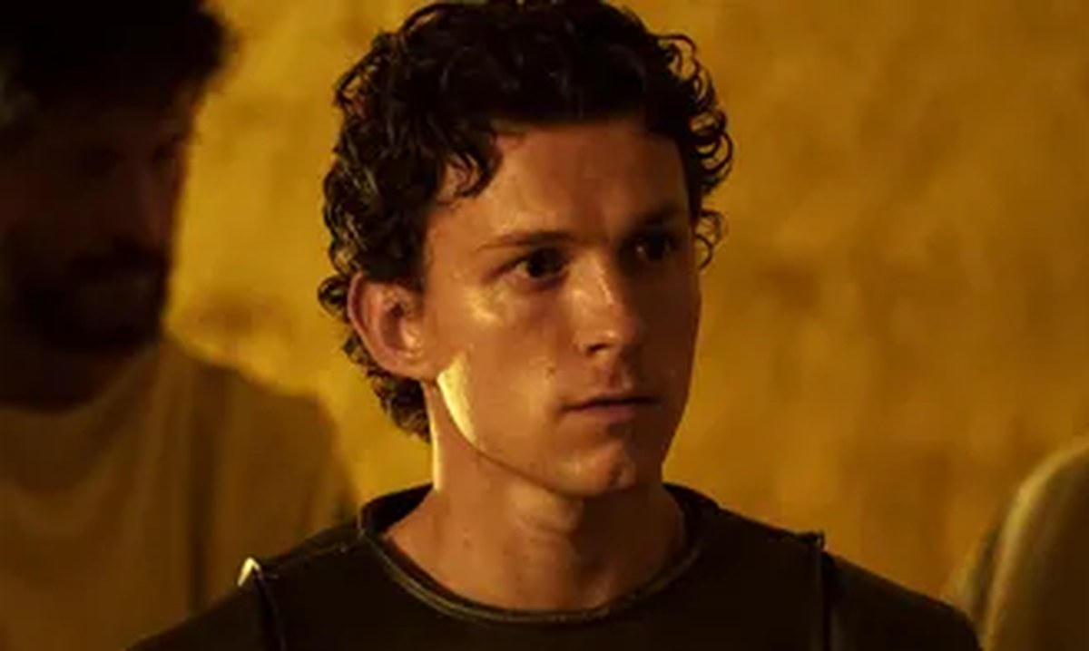 Tom Holland as Telemachus
<br><br>
Tom Holland, Spider-Man himself, plays Odysseus’ son Telemachus. Telemachus never knew his father, who has been gone since he was a baby, and as he transitions into manhood he is confronted by the suitors -- the various men of Ithaca and the surrounding area who are vying to marry Telemachus' mother, Penelope, and inherit Odysseus' land, home, possessions, and fortune. One of the lead suitors in the film is Robert Pattinson's Antinous.
