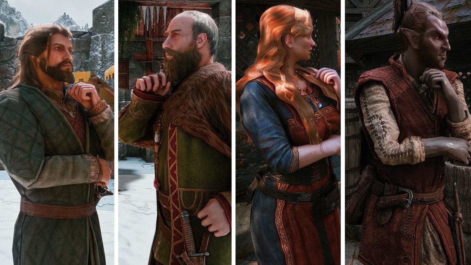 Skyrim NPCs thinking