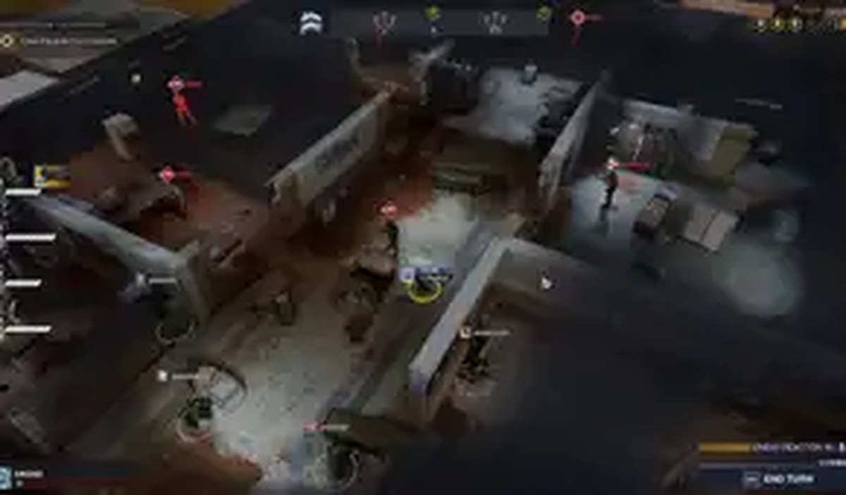 A level in an office in Rainbow Six Tactics.