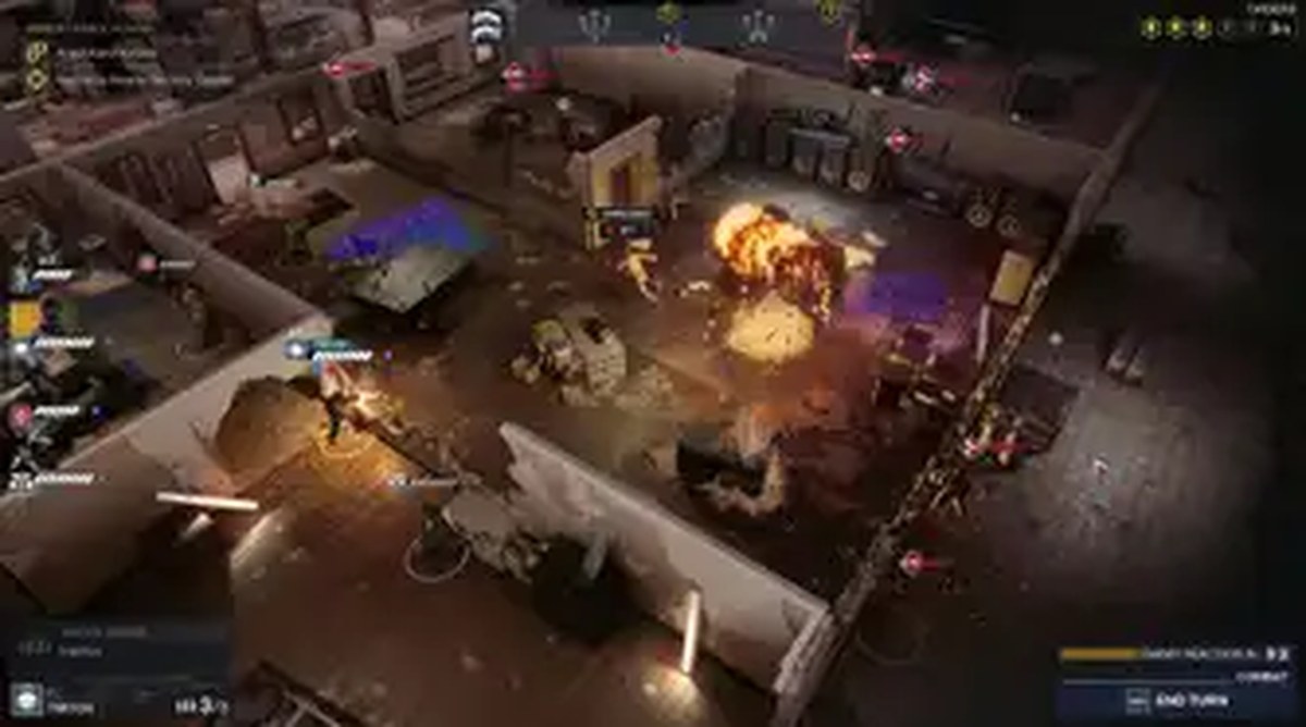 A level inside an office in Rainbow Six Tactics.