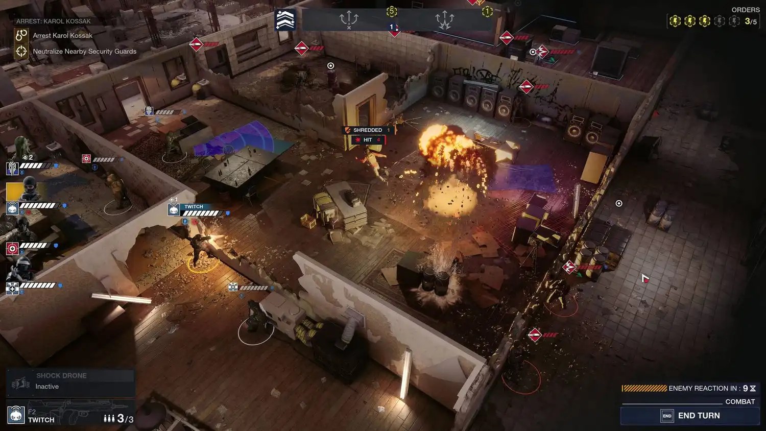 A level inside an office in Rainbow Six Tactics.
