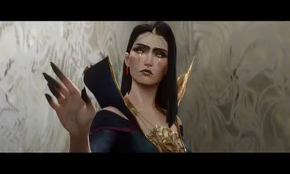 A FIRST LOOK AT LEBLANC IN THE LEAGUE OF LEGENDS 2025 CINEMATIC TRAILER.