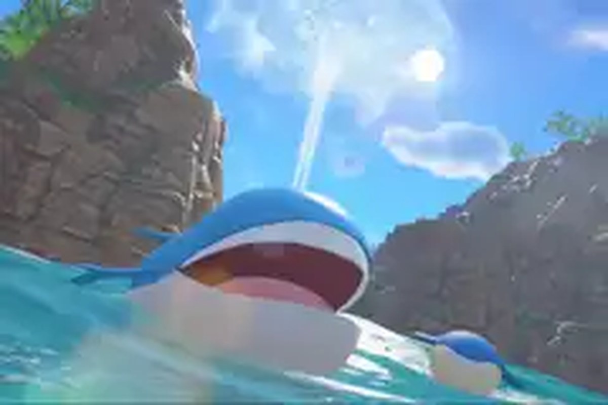 Pokemon Winds and Waves screen Wailord