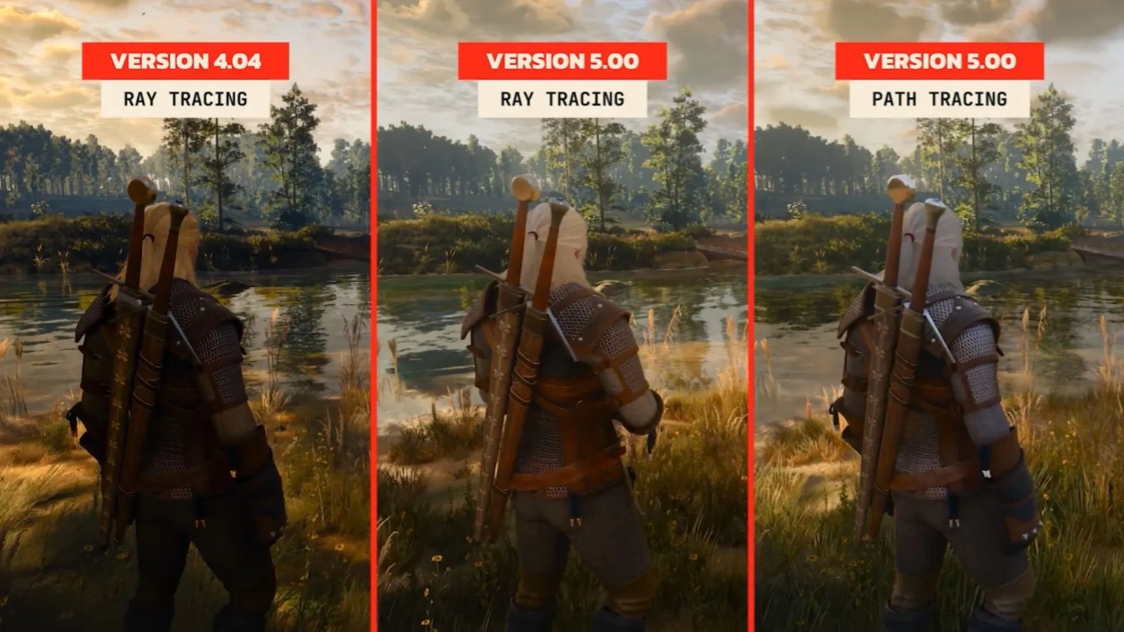 The Witcher 3 Remastered Reveals Striking Visual Overhaul in New Path Tracing Comparison