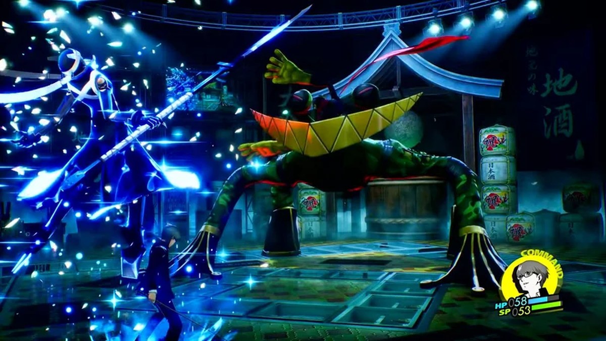 Battling Shadow Yosuke in Persona 4 Revival