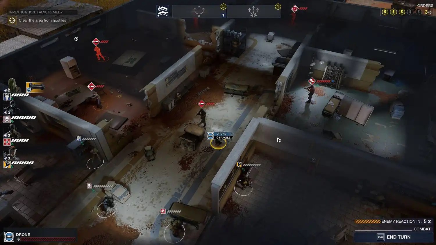 A level in an office in Rainbow Six Tactics.