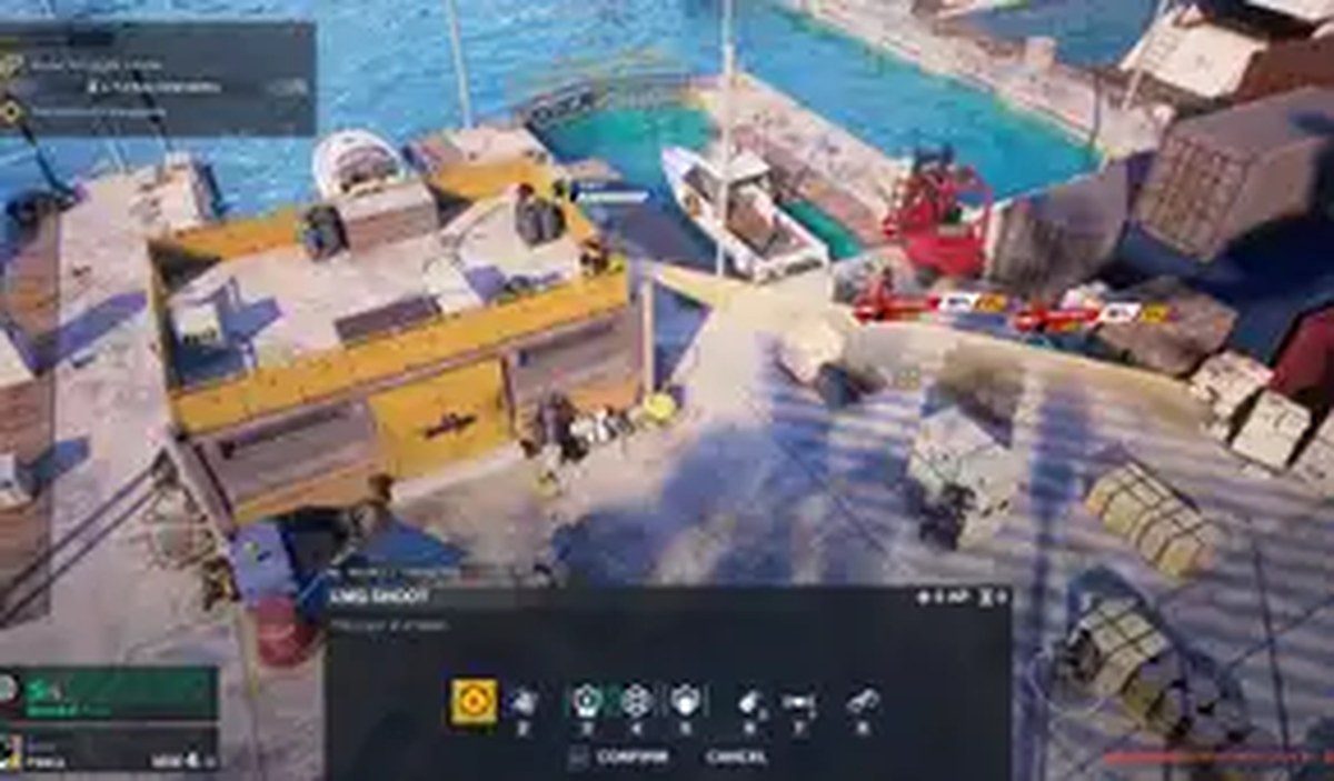 A level in a dockyard in Rainbow Six Tactics.
