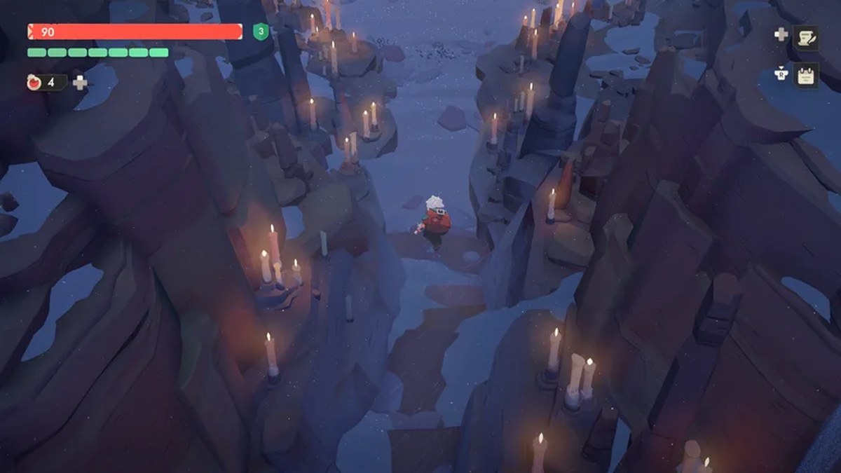 Walking into battle in Moonlighter 2