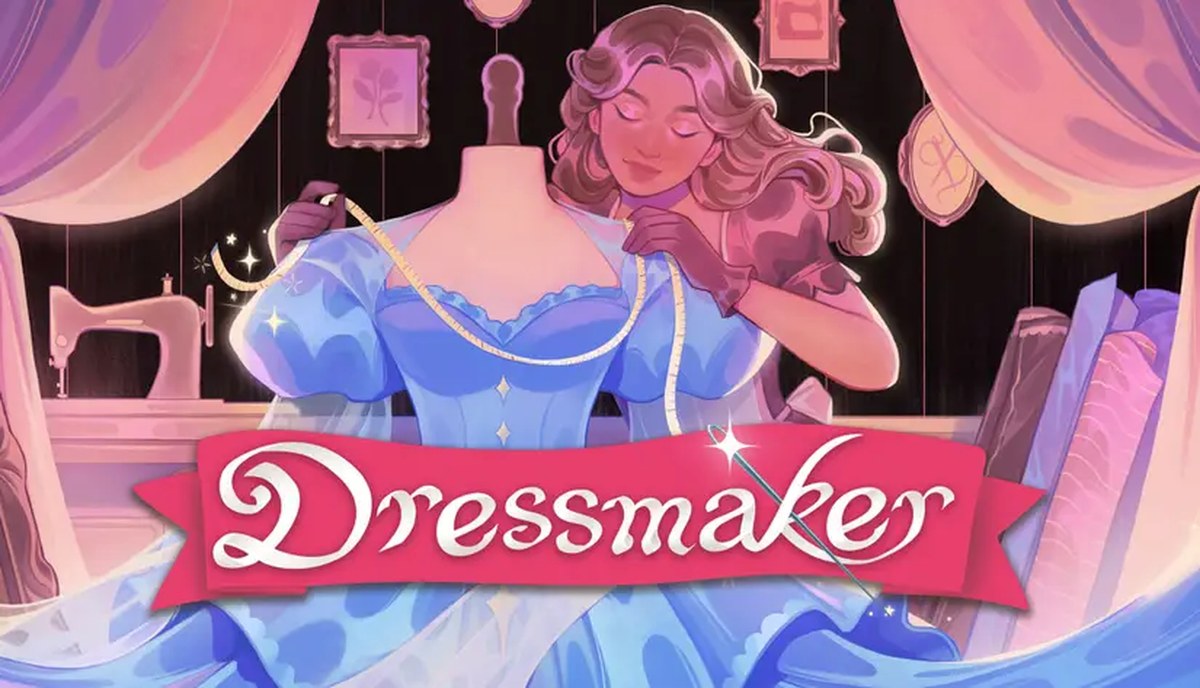 The key art for Dressmaker, Steam's latest cozy game hit. 