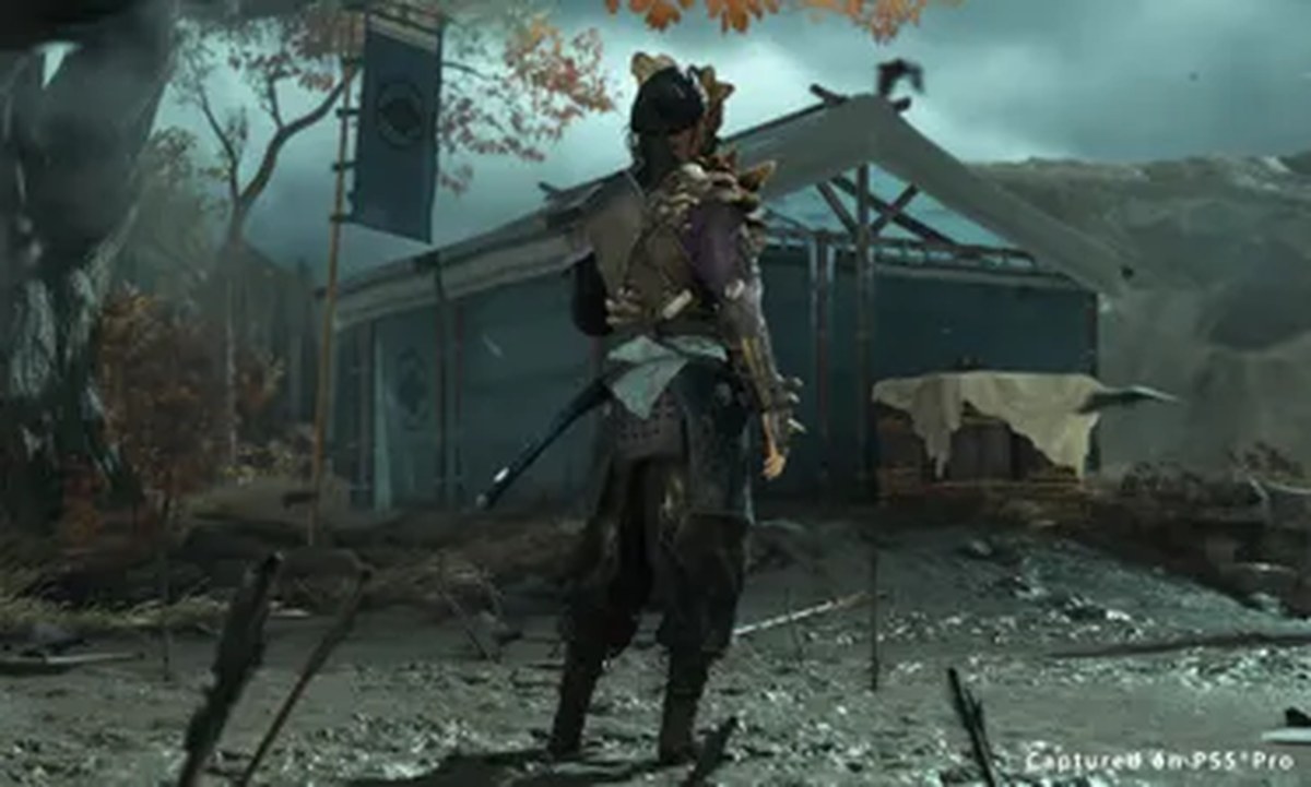 Ghost of Yotei Clicker Armor Back. Image courtesy of Naughty Dog.