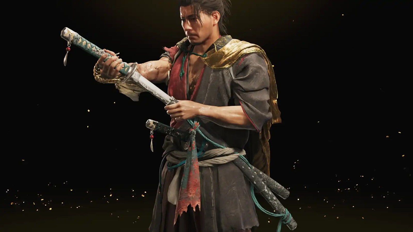 A Onimusha: Way of the Sword screenshot showing the Sakurahime sword