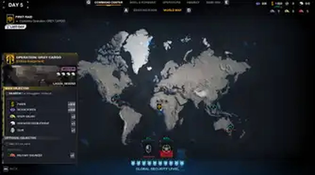 The tac map in Rainbow Six Tactics.