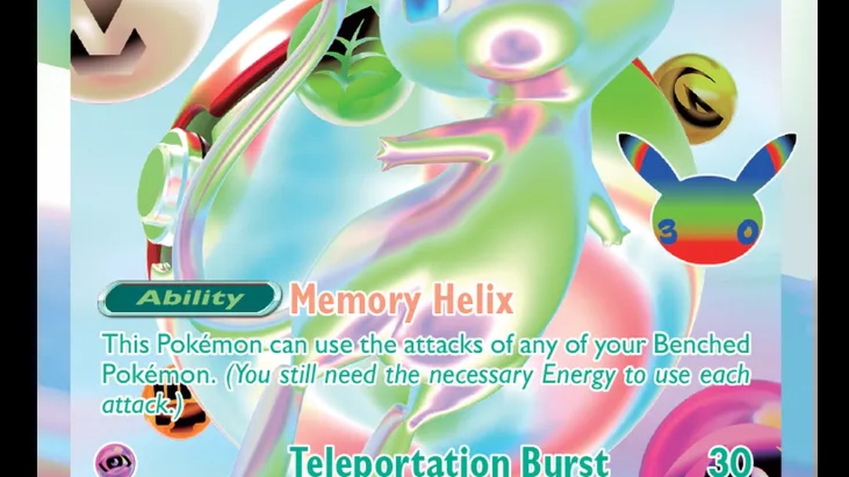 Pokémon 30th Anniversary Set trading cards.