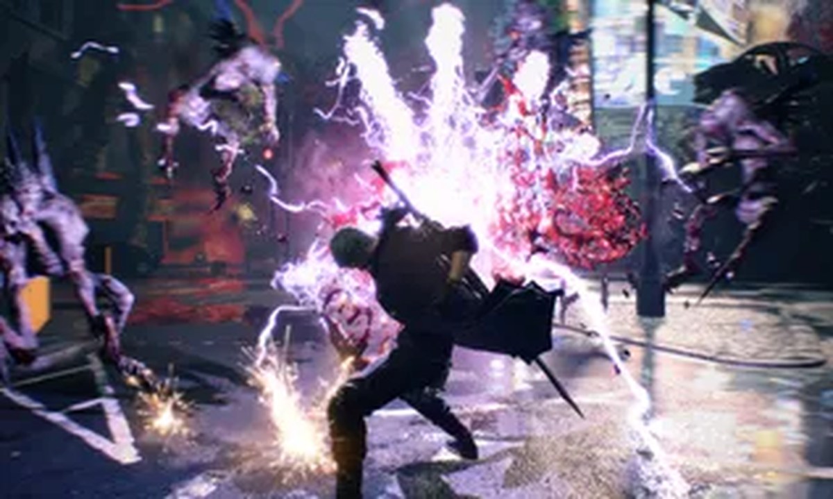<h3>25. Devil May Cry 5</h3>
Even with all of its imitators, there’s still nothing quite like a Devil May Cry game, and Devil May Cry 5 stands tall not only as not only one of the best in its own series but one of the best character action games ever created – full stop. No other game offers the same level of creativity and expression through its combat, whether you’re playing as Nero and bouncing foes around in the air with your Gerbera Devil Breaker, slashing them while precisely timing revs of your sword to charge up your Exceed meter; or chilling out as V while your summoned familiars fight all around you; or hot-swapping between an entire arsenal of weapons and fighting styles as Dante. The depth of DMC5’s combat is near bottomless and endlessly fun to play around in, with finely tuned difficulty options to meet you wherever your skill level is at.