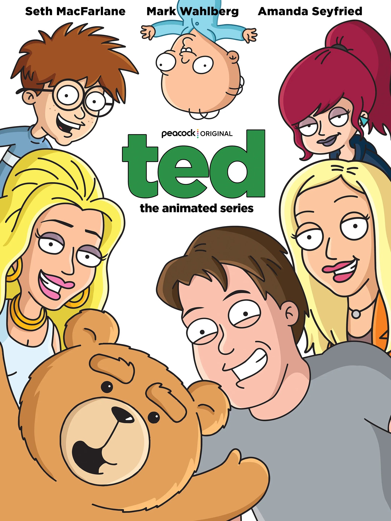 Mark Wahlberg and Amanda Seyfried Rejoin Seth MacFarlane in Peacock's New Ted Animated Series