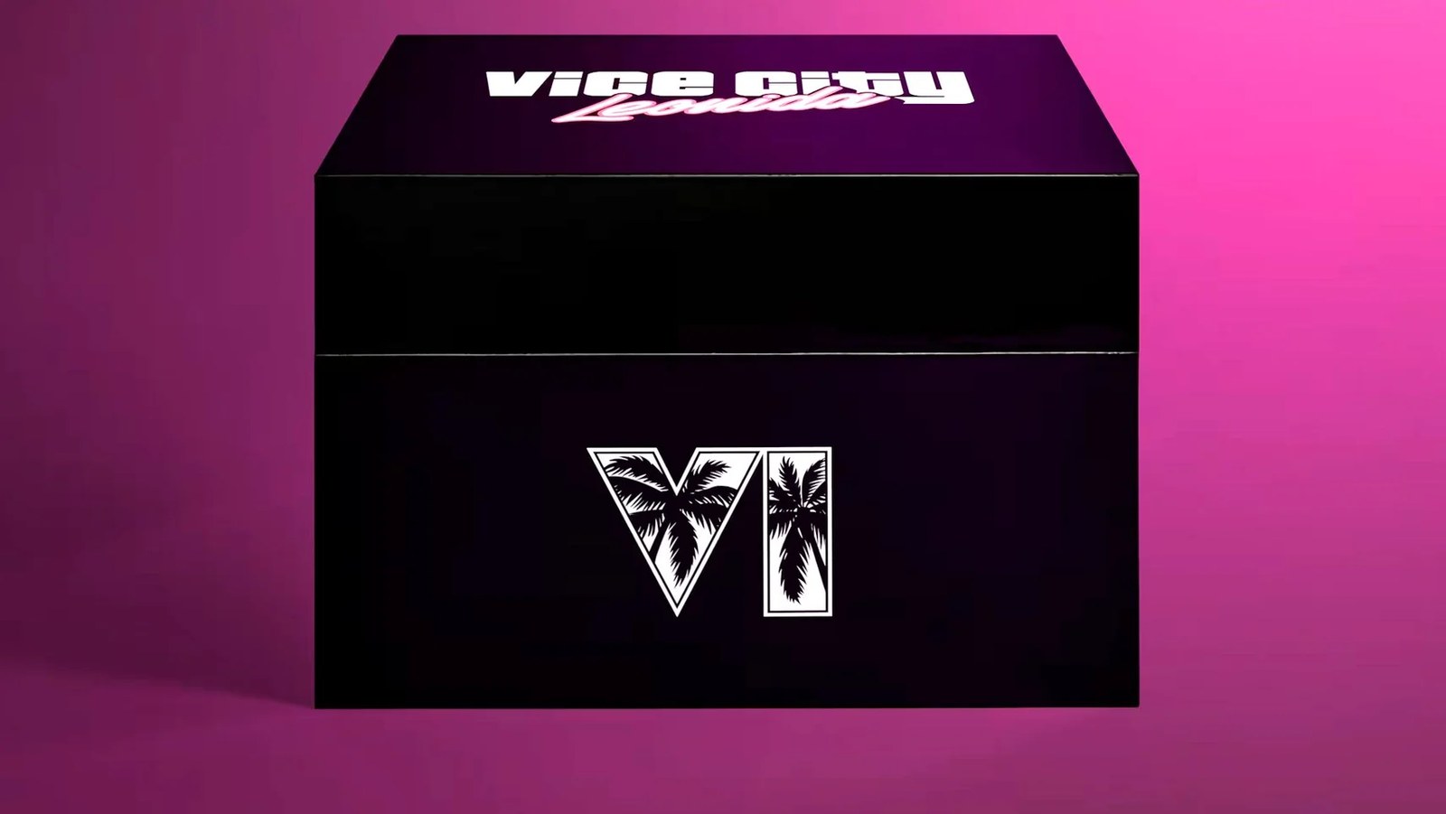 A big black box with "VI" written on it and "Vice City" on the top.