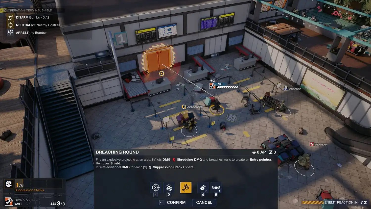 A level in an airport in Rainbow Six Tactics.