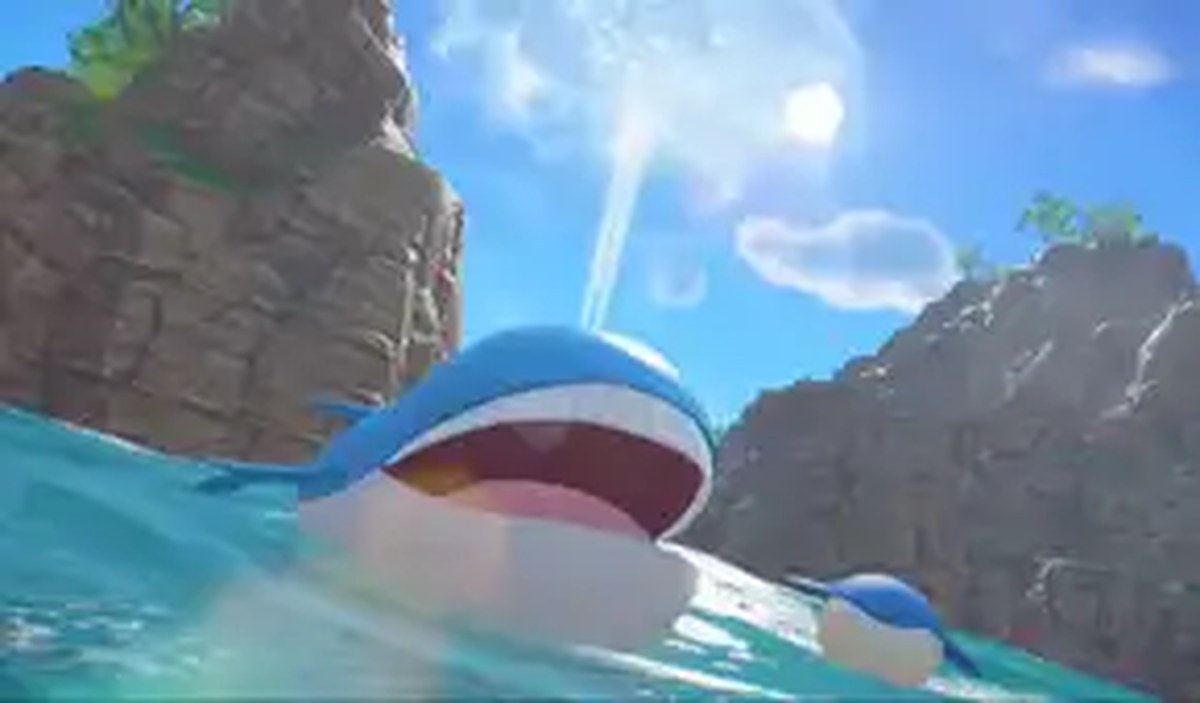 Pokemon Winds and Waves screen Wailord