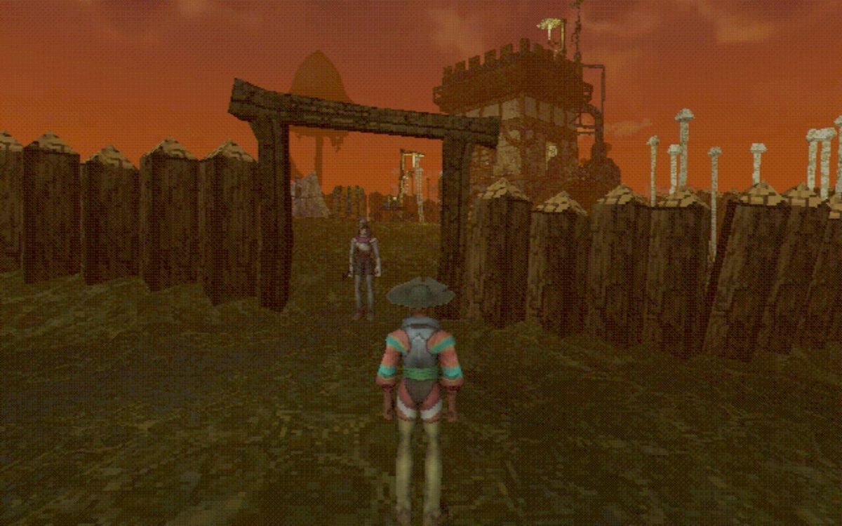 Entropy screenshot character approaching bandit fort